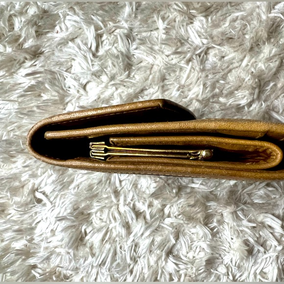 GUCCI Vintage Micro GG Logo Canvas Leather Bifold Wallet Black Sherry Line - Picture 3 of 13